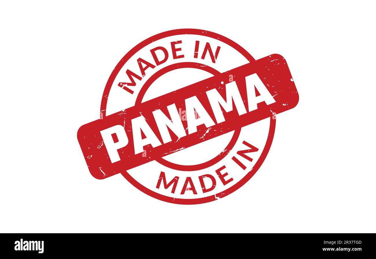 Made In Panama Rubber Stamp Stock Vector