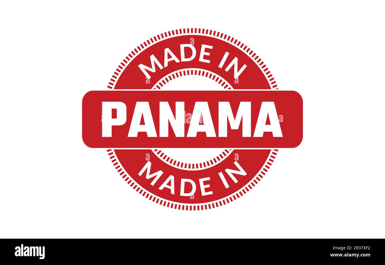 Made In Panama Rubber Stamp Stock Vector