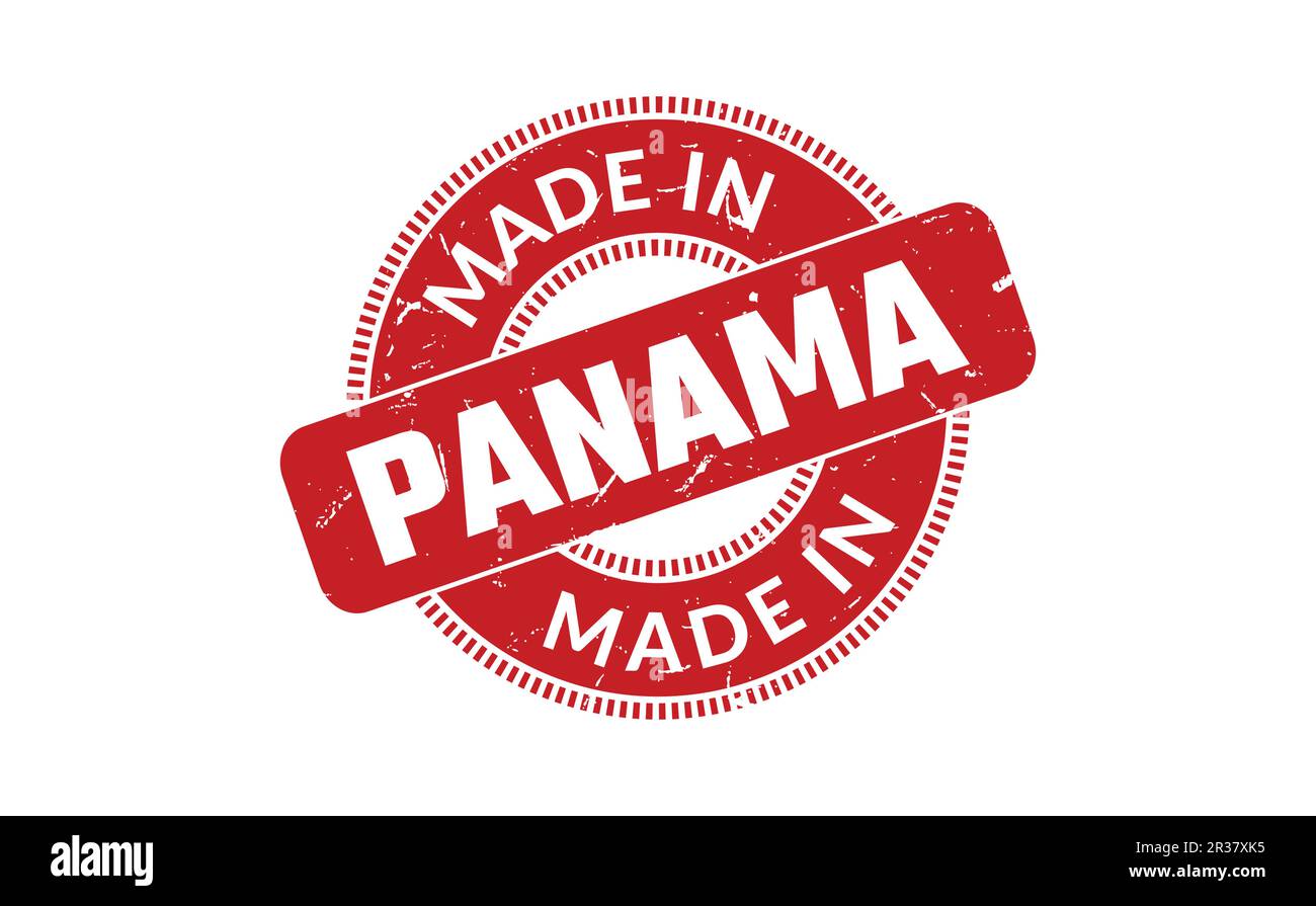 Made In Panama Rubber Stamp Stock Vector