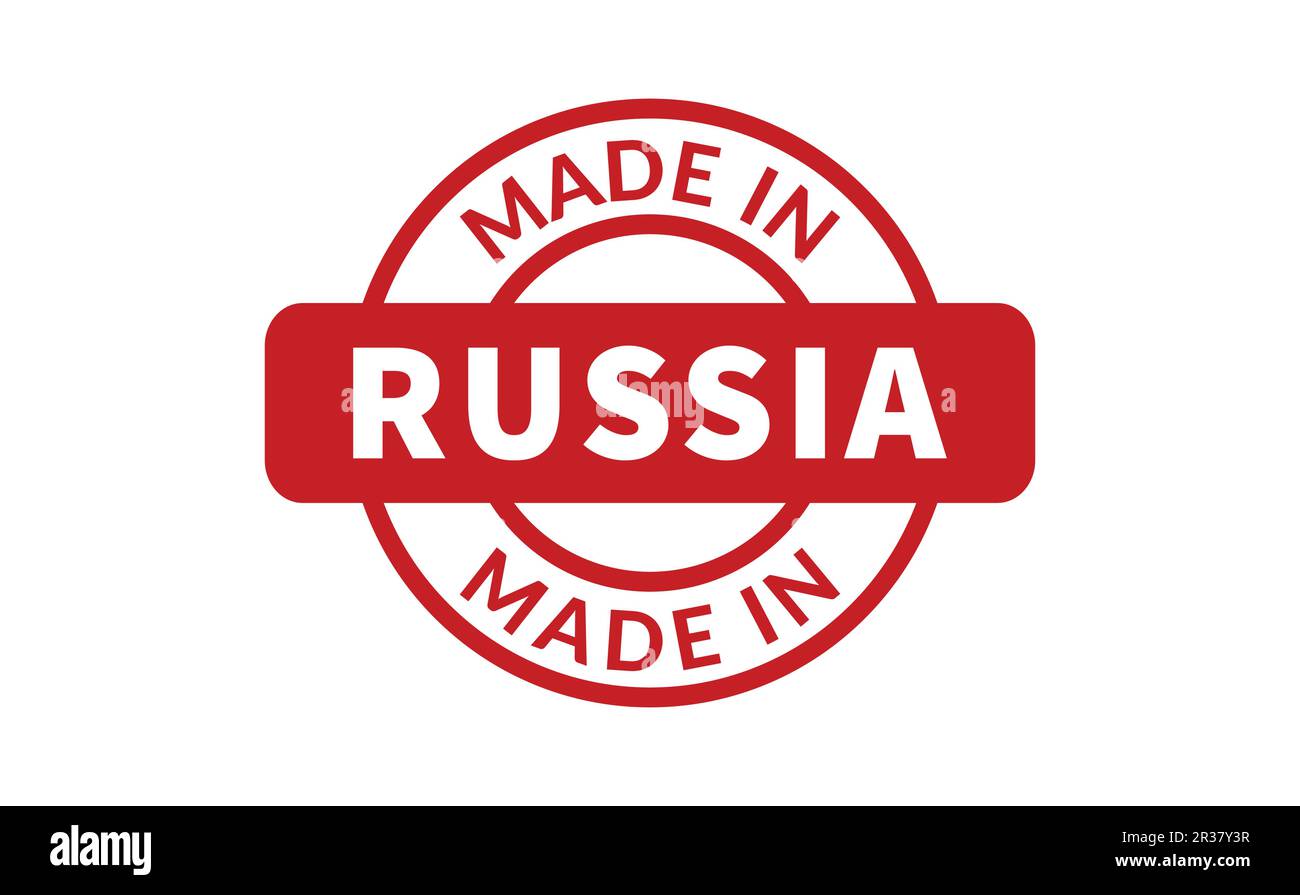 Made In Russia Rubber Stamp Stock Vector Image & Art Alamy