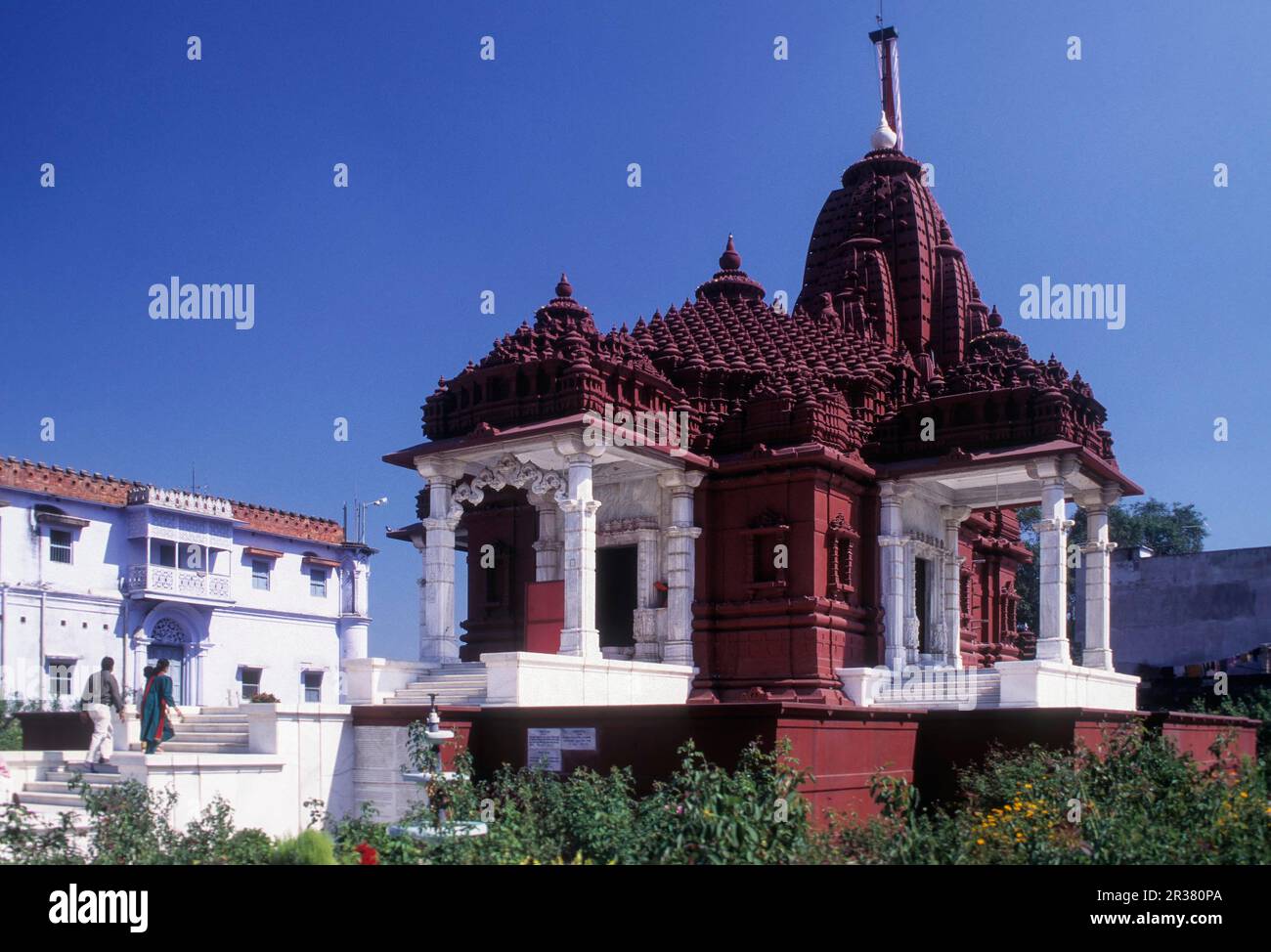 Swetambar Jain temple in Rajgir, Bihar, India, Asia Stock Photo