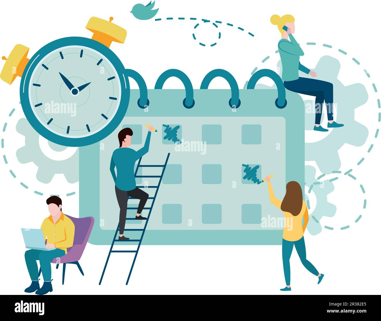 People mark on the calendar the days of the beginning and completion of Name Something People Mark On Their Calendar