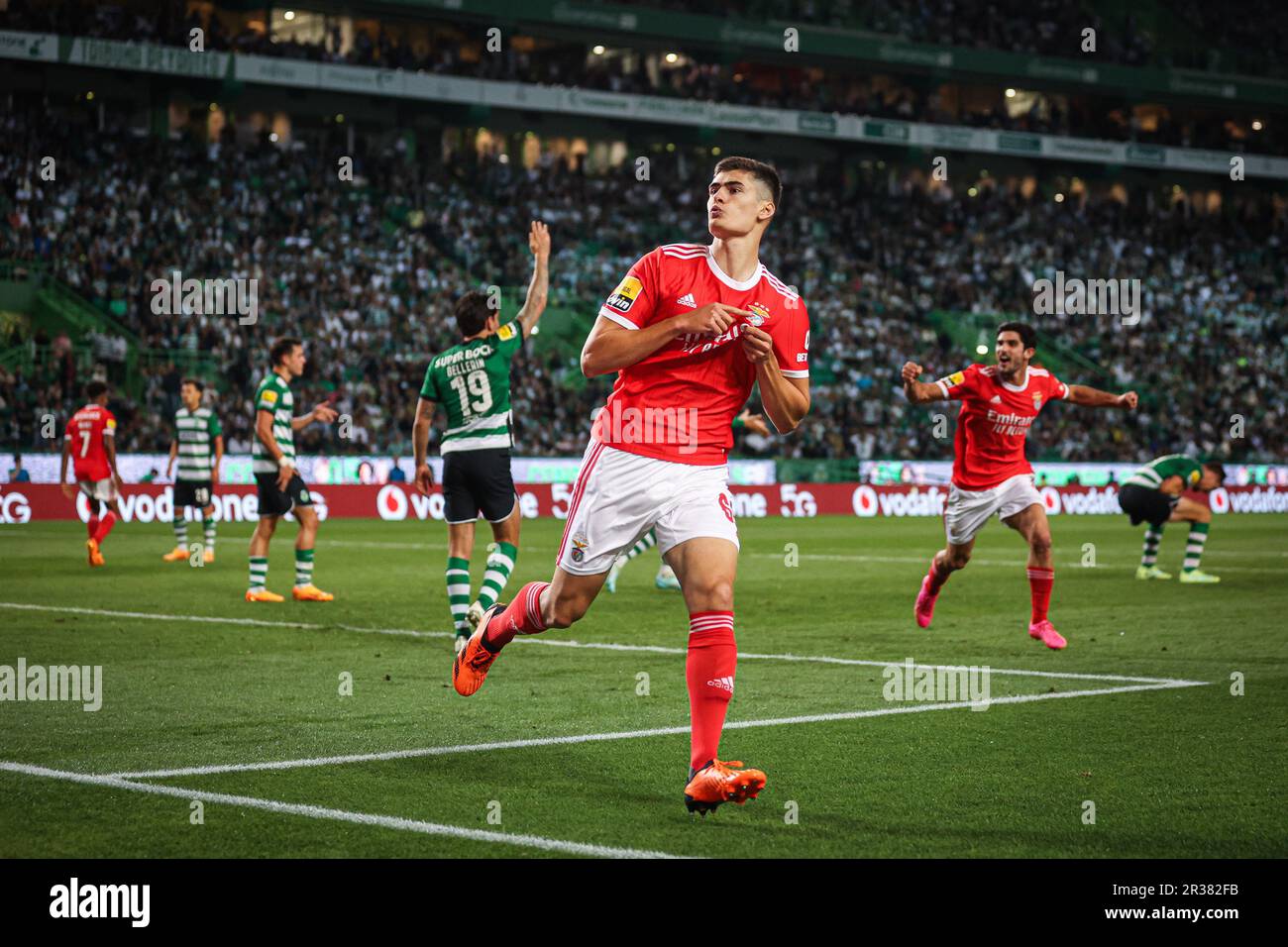 Lisbon, Portugal. 21st May, 2023. Chiquinho (Benfica) Football/Soccer :  Portugal Liga Portugal bwin match between Sporting Clube de Portugal 2-2  SL Benfica at the Estadio Jose Alvalade in Lisbon, Portugal . Credit