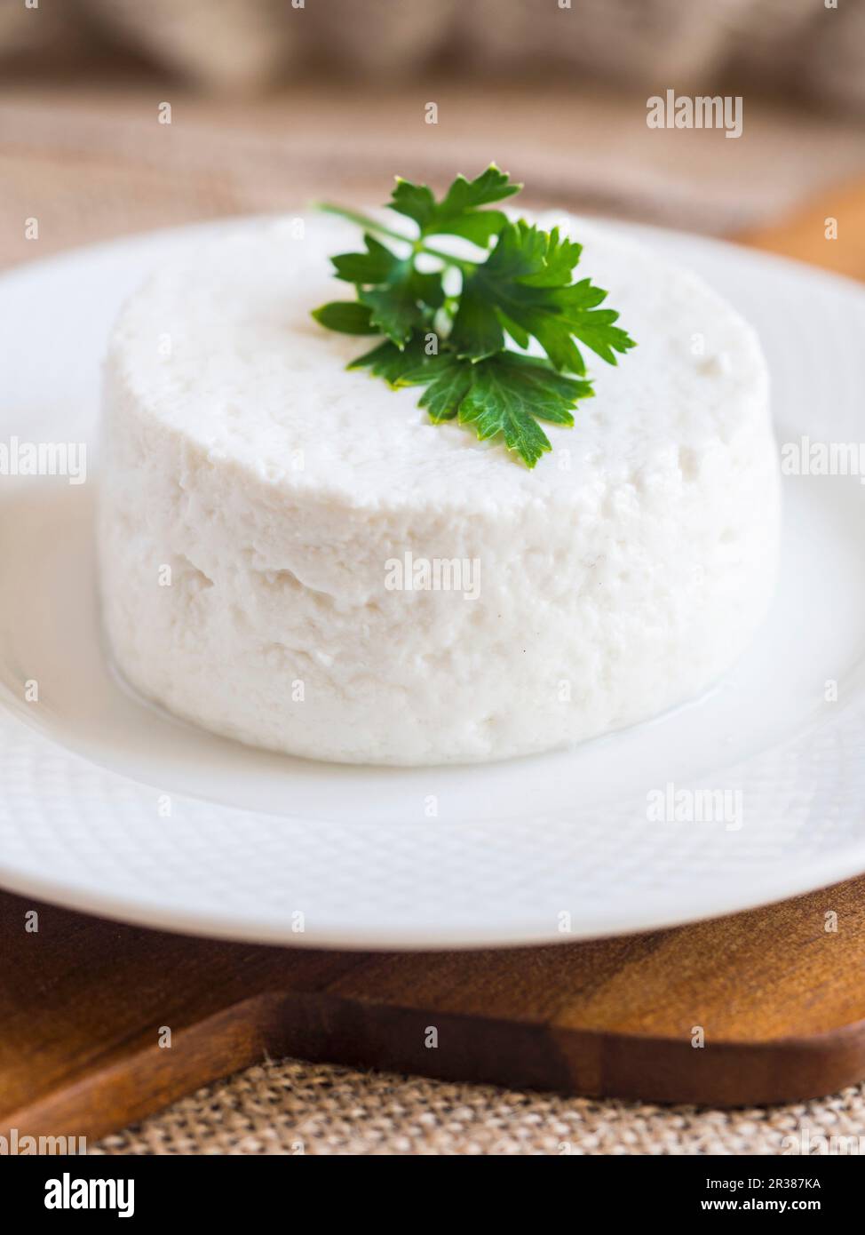 Traditional Portuguese fresh goat cheese (queso fresco Stock Photo Alamy