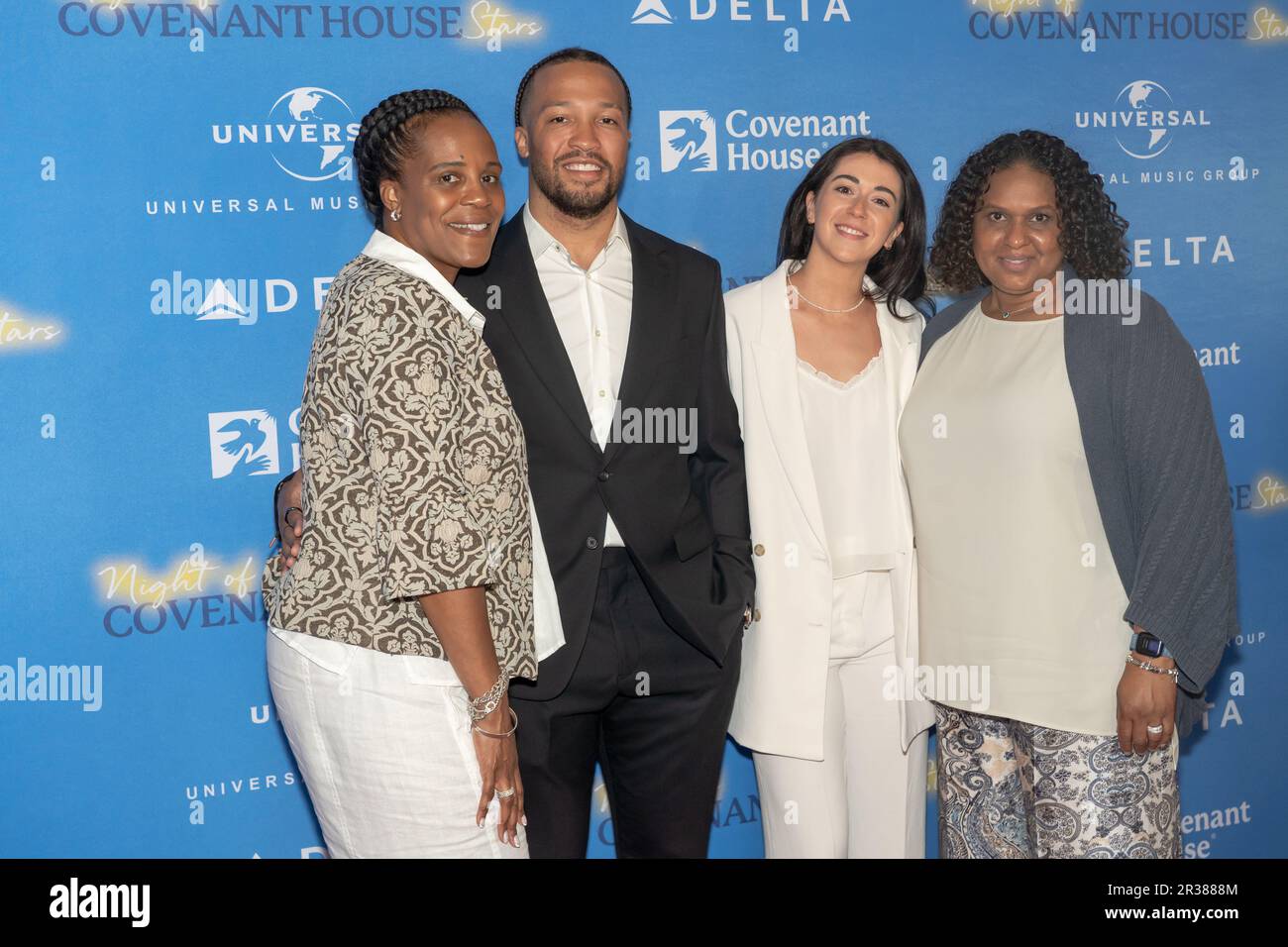 New York, United States. 22nd May, 2023. Jalen Brunson and Alison Marks