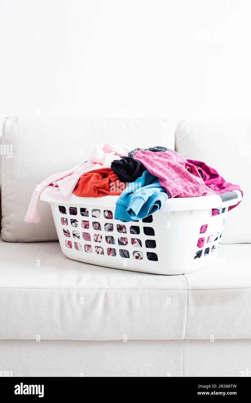 Colorful clean clothes Stock Photo Alamy