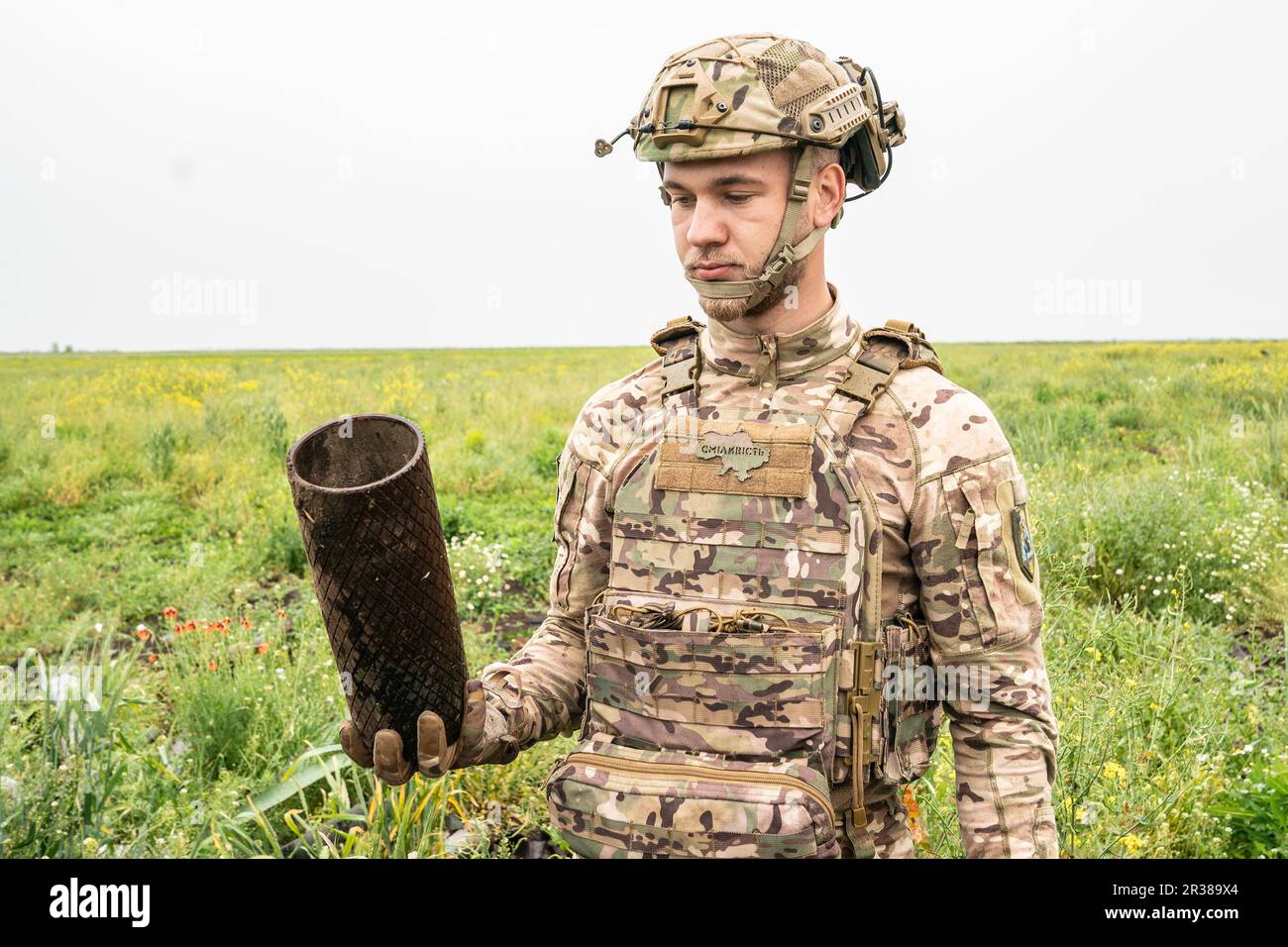 Exploded Landmine Shell Landmines explosion hi-res stock photography and images - Alamy
