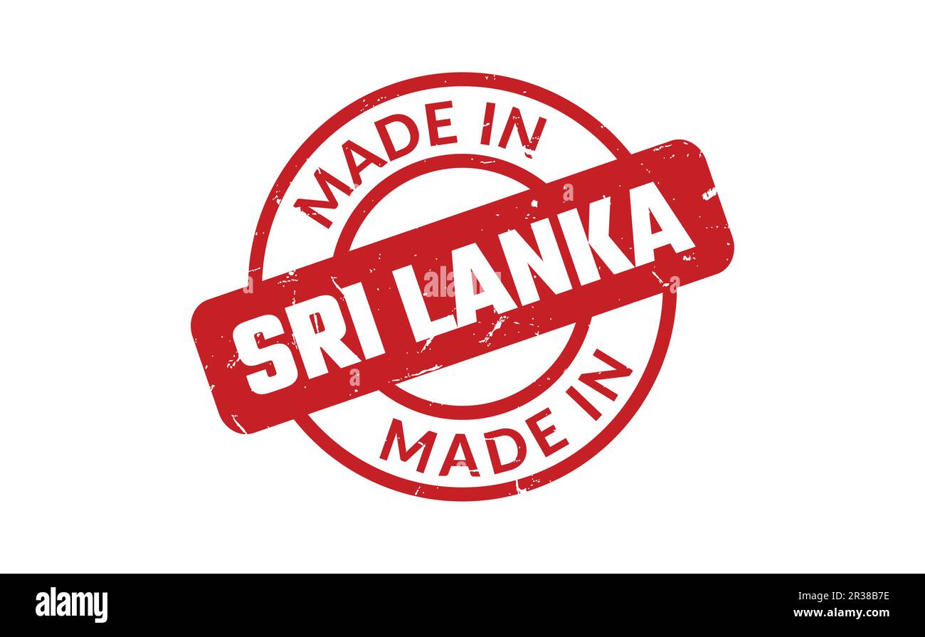 Made In Sri Lanka Rubber Stamp Stock Vector Image & Art Alamy