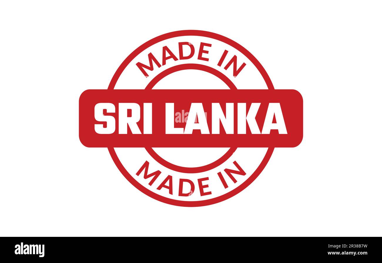 Made In Sri Lanka Rubber Stamp Stock Vector Image & Art Alamy