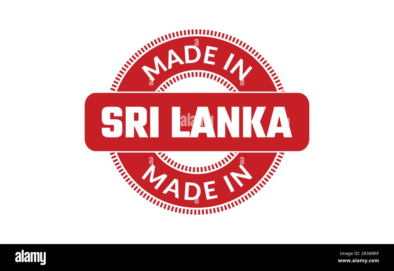 Made In Sri Lanka Rubber Stamp Stock Vector Image & Art Alamy
