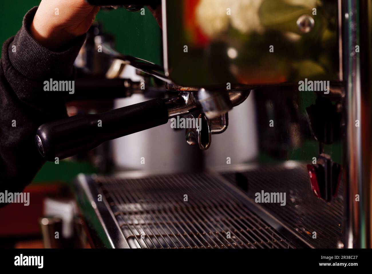 The coffee machine Stock Photo Alamy
