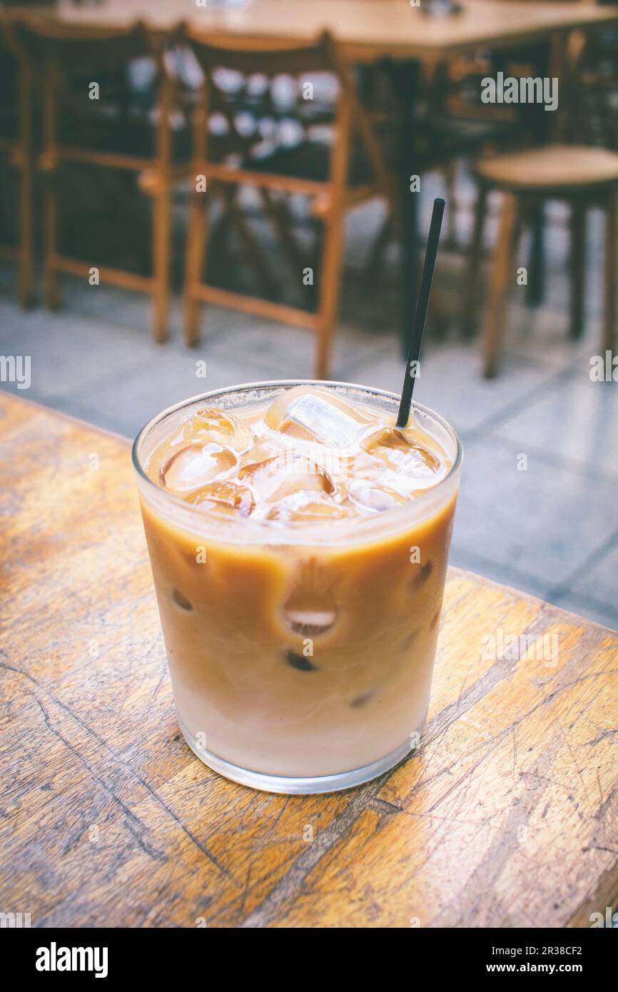 Creamy drink with coffee liqueur Stock Photo Alamy