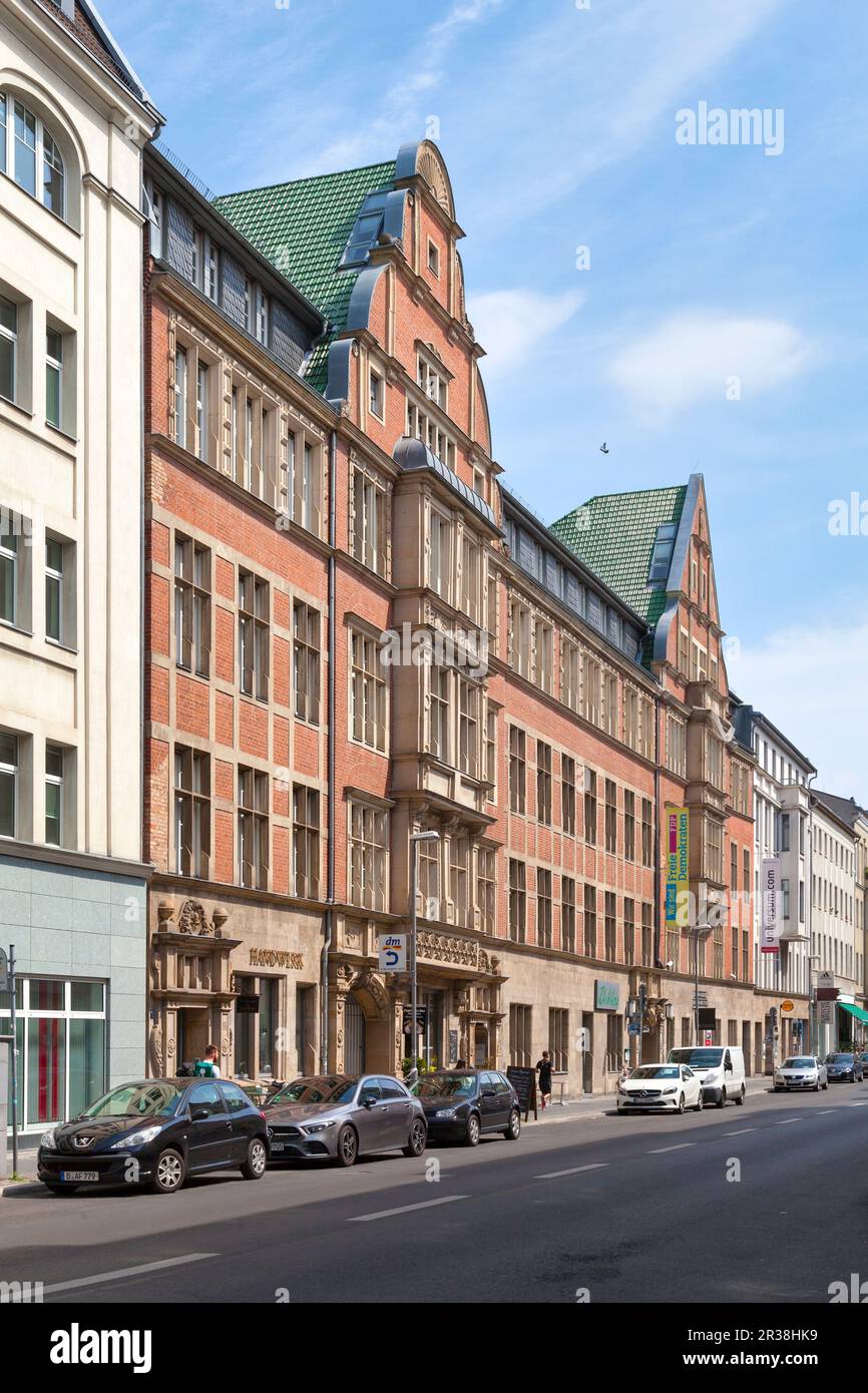 Berlin, Germany - June 01 2019: Brick building in the city center where the Free Democratic Party (German: Freie Demokratische Partei, FDP) and the Ro Stock Photo