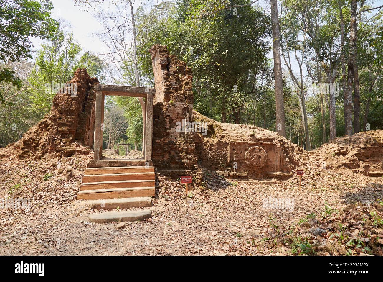 The pre-Angkorian ruins of Sambor Prei Kuk in Cambodia demonstrate