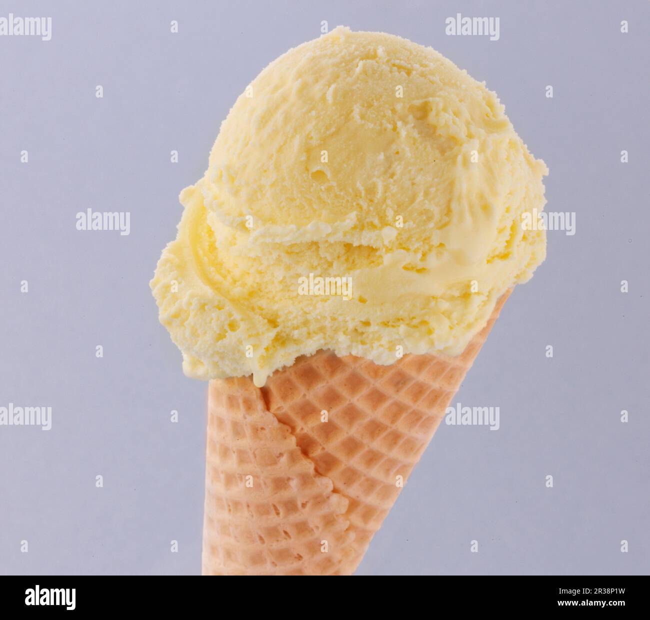 Cornish Ice Cream Cone Stock Photo Alamy