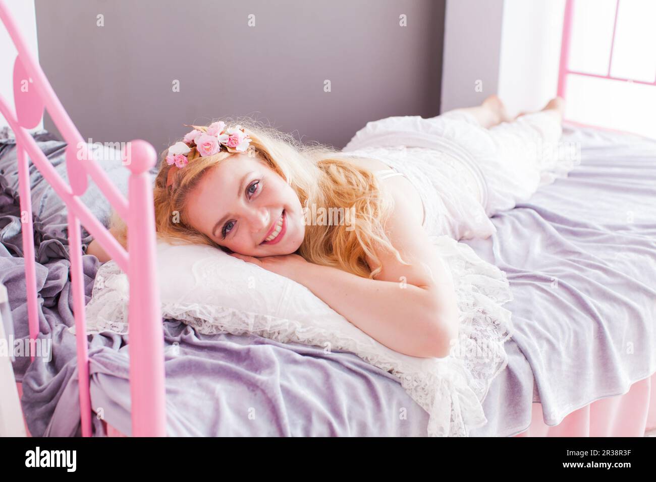 Good mood for the whole day in the room Stock Photo