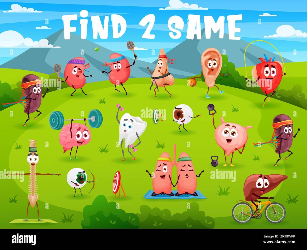 Premium Vector Find Two Same Animal Characters Task C - vrogue.co