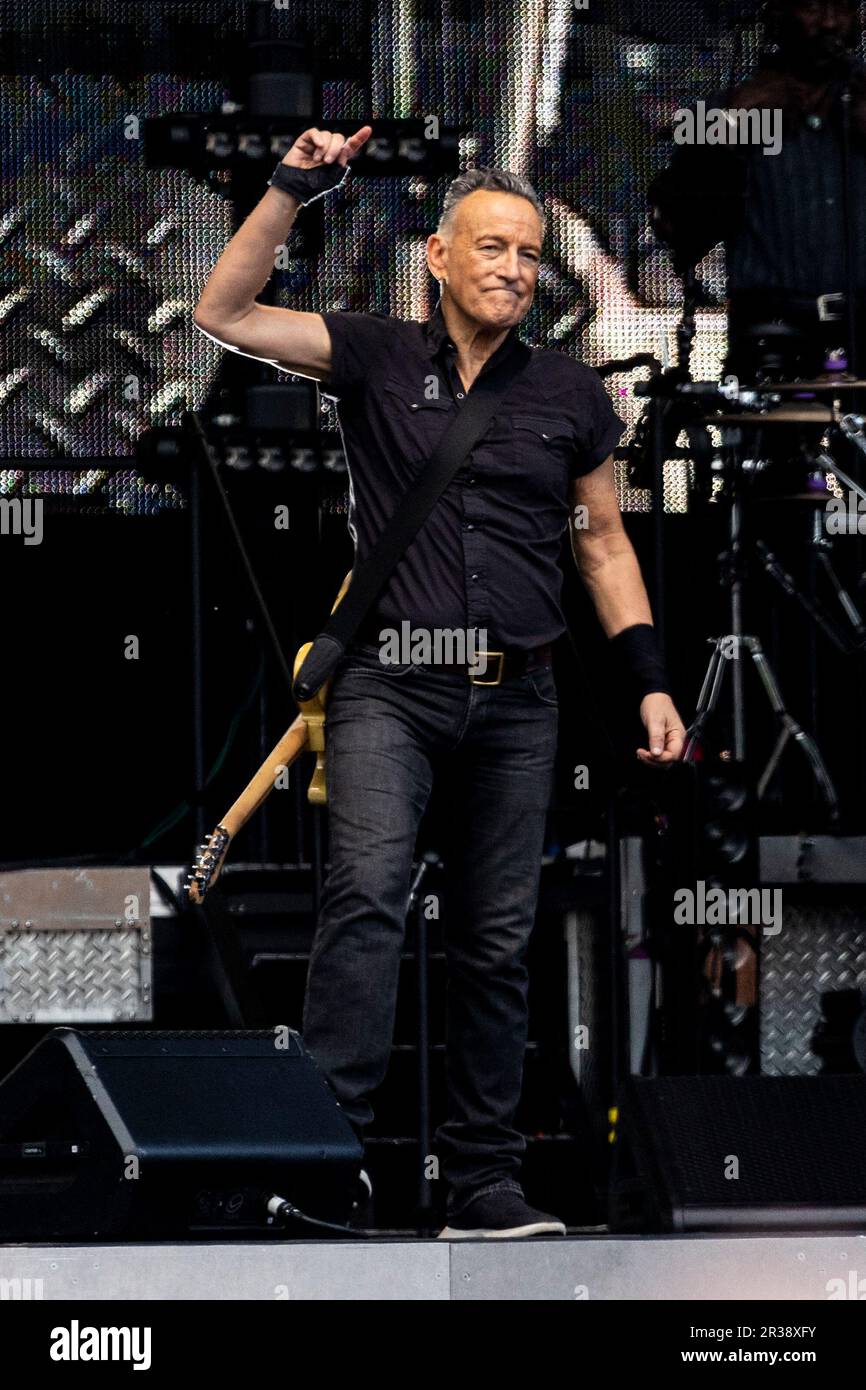 Rome Italy May  21, 2023 Bruce Springsteen And The E Street Band live at Circo Massimo Rome © Roberto Finizio / Alamy Stock Photo