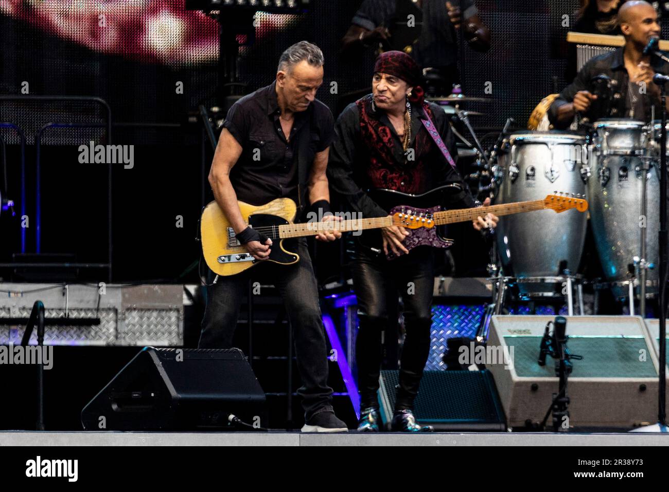 Rome, Italy. 21st May, 2023. ROME, ITALY - MAY 21: Bruce Springsteen, Steven Van Zandt aka Little Steven And The E Street Band perform at Circo Massimo Rome on May 21, 2023 in Rome, Italy. (Photo by Roberto Finizio/NurPhoto) Credit: NurPhoto SRL/Alamy Live News Stock Photo