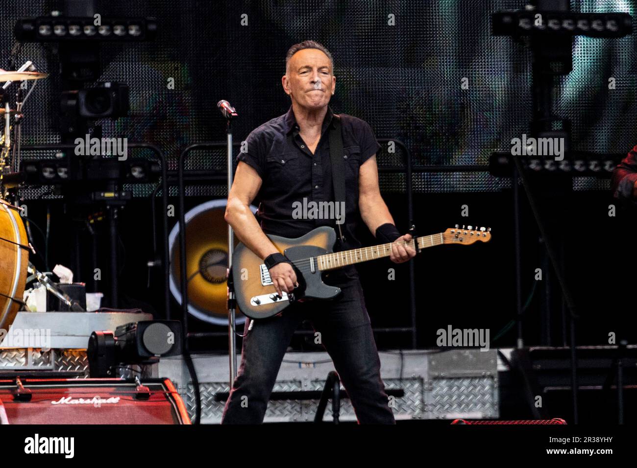 Rome, Italy. 21st May, 2023. ROME, ITALY - MAY 21: Bruce Springsteen And The E Street Band perform at Circo Massimo Rome on May 21, 2023 in Rome, Italy. (Photo by Roberto Finizio/NurPhoto) Credit: NurPhoto SRL/Alamy Live News Stock Photo
