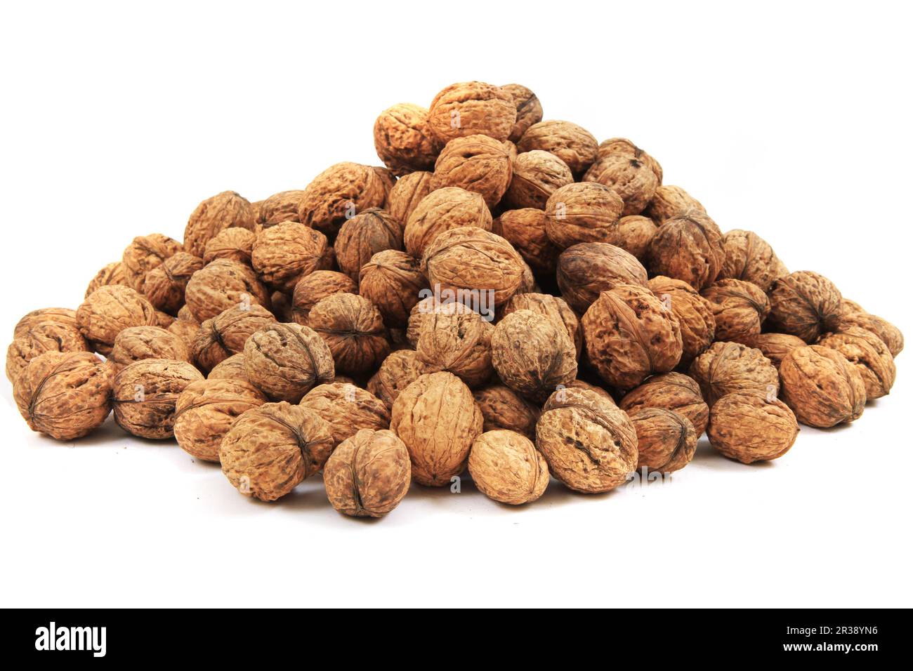 big wallnuts isolated on the white background Stock Photo - Alamy