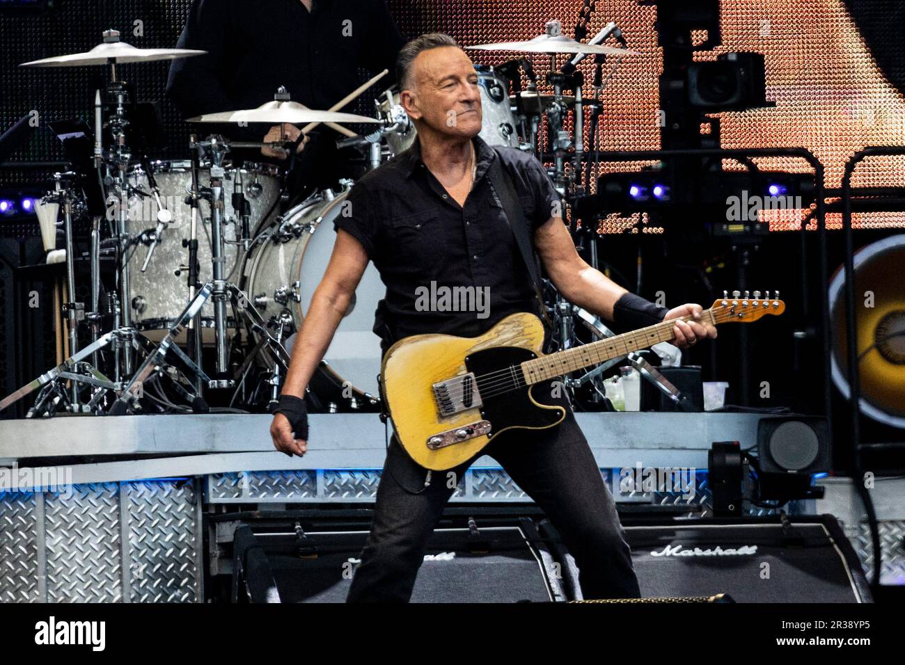 Rome, Italy. 21st May, 2023. ROME, ITALY - MAY 21: Bruce Springsteen And The E Street Band perform at Circo Massimo Rome on May 21, 2023 in Rome, Italy. (Photo by Roberto Finizio/NurPhoto) Credit: NurPhoto SRL/Alamy Live News Stock Photo