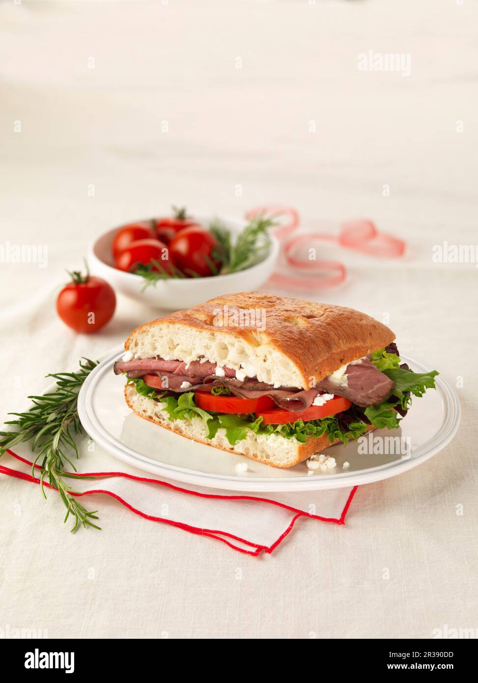 Roast Beef Sandwich Stock Photo - Alamy