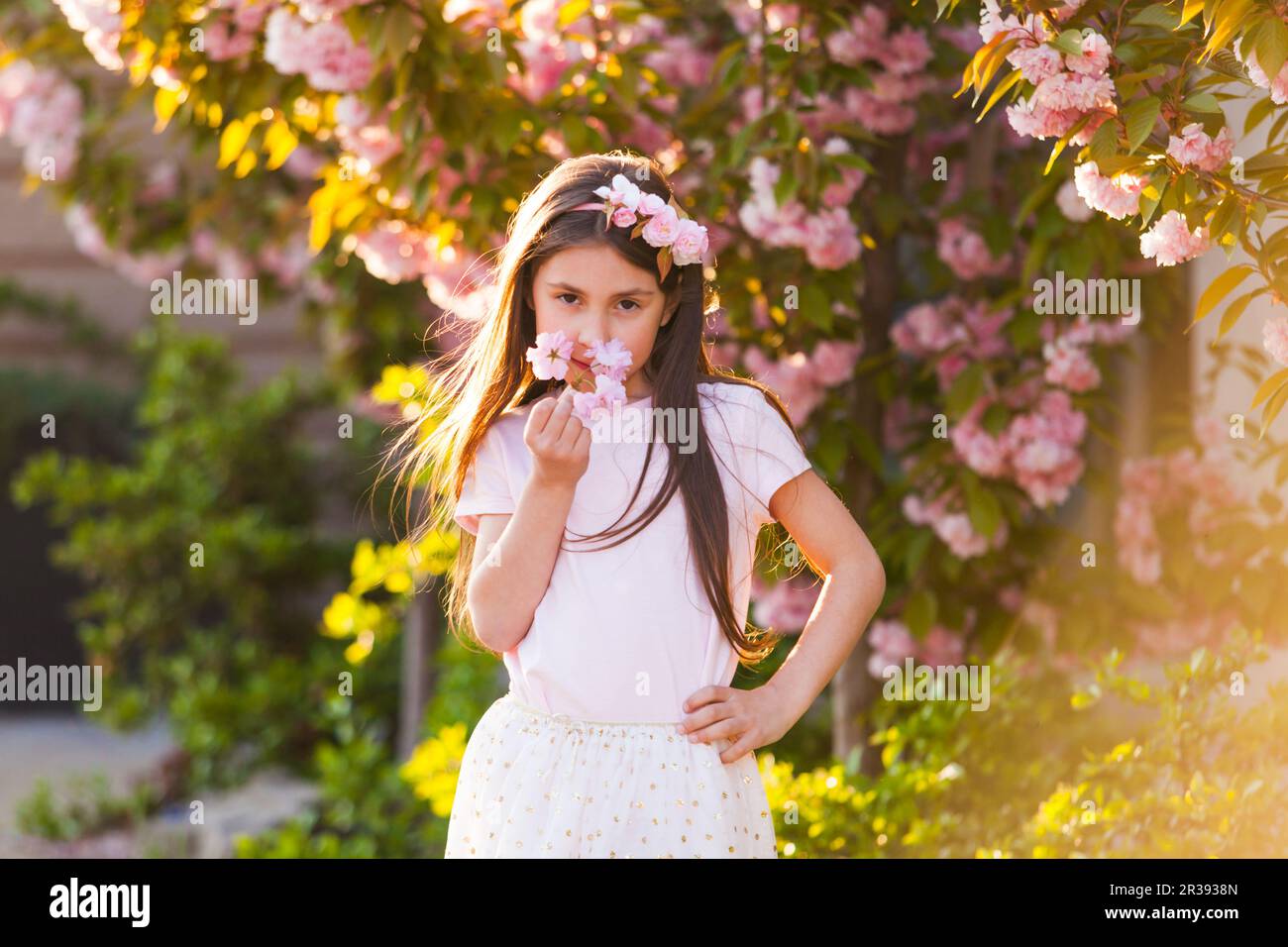 Portrait Of Little Girl Stock Photo Image Of Spring Cute Little Girl