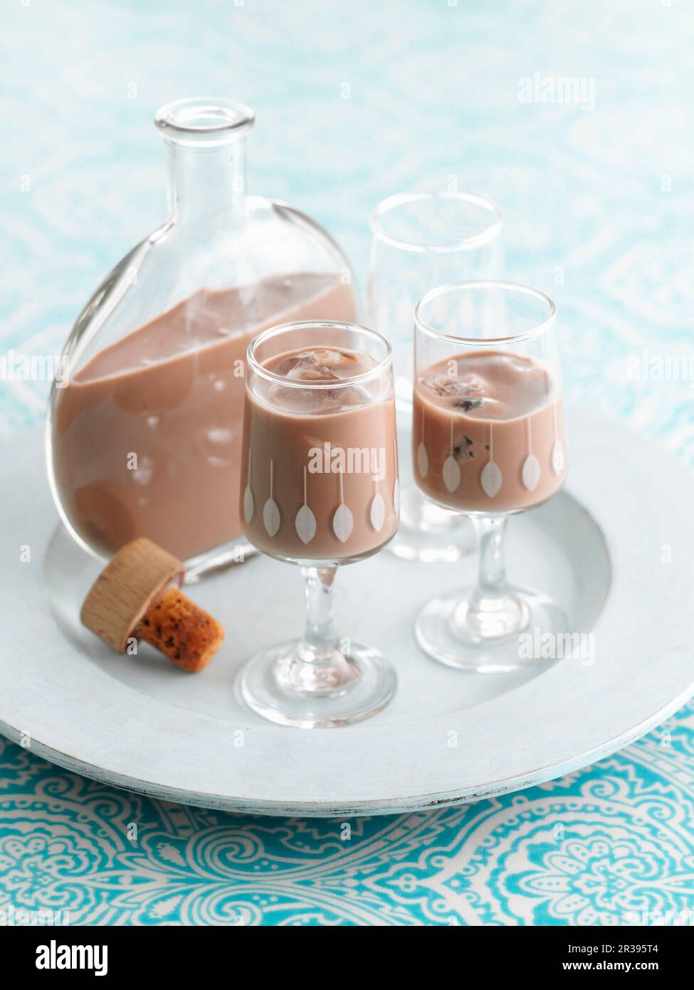 Chocolate cherry liqueur Stock Photo Alamy