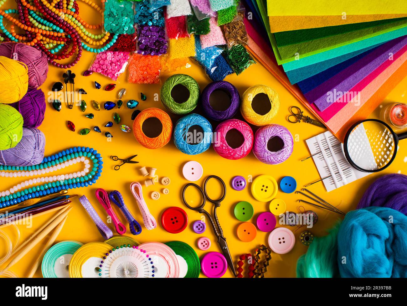 Stuff to craft stock image. Image of object, craft, colourful - 246099789