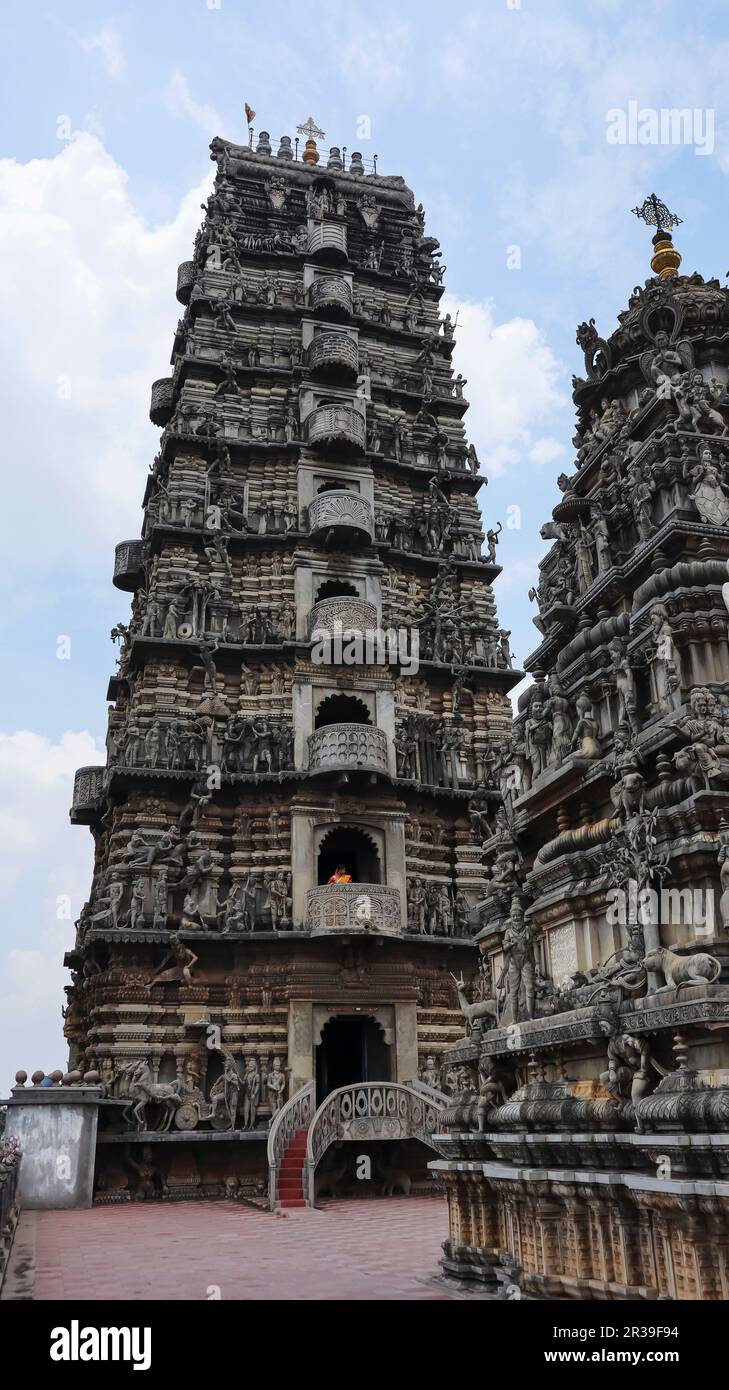 Carved Statues Depicting Scenes From Ramayana, Mahabharata, And ...