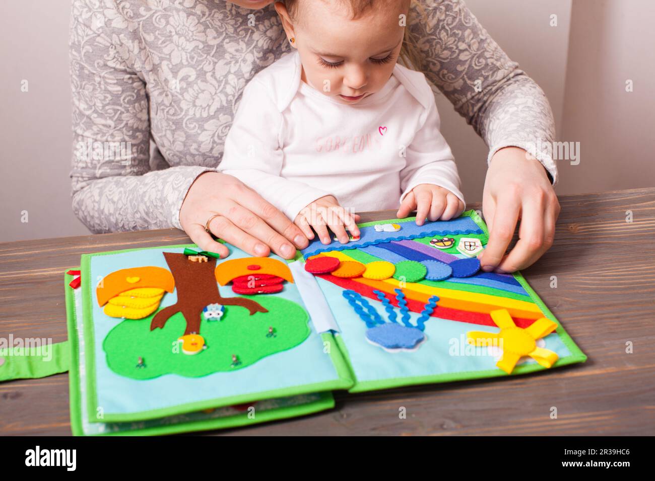 Individual approach to education in the kindergarten Stock Photo - Alamy