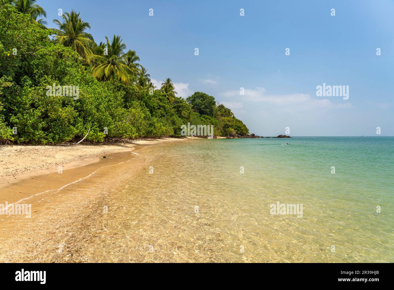Panyang Beach auf der Insel Koh Libong in der Andamanensee, Thailand, Asien  |  Panyang Beach on Ko Libong, island in the Andaman Sea, Thailand, Asia Stock Photo