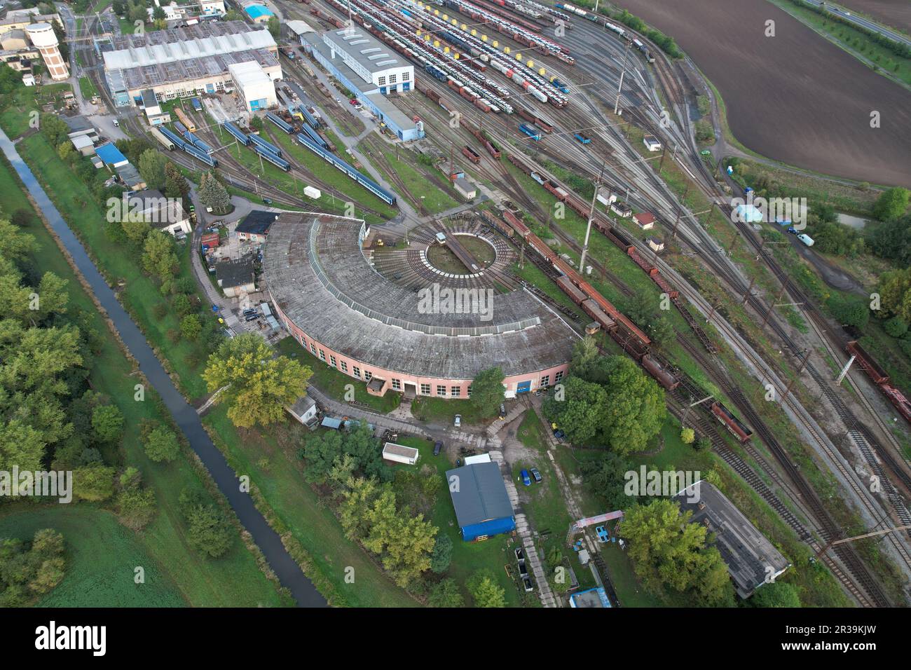 Railway turntable for aerial view train turntable,aerial