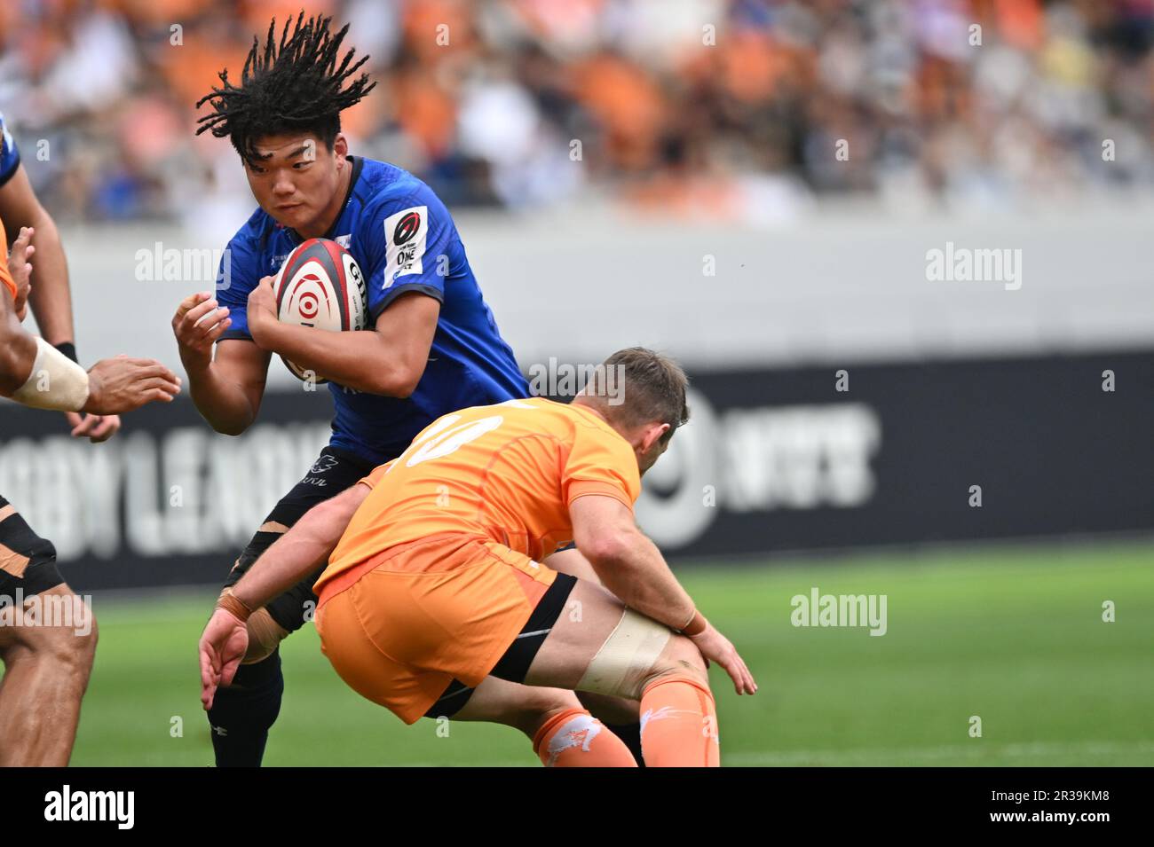 Panasonic Wild Knights' Shota Fukui during the 2022-23 Japan