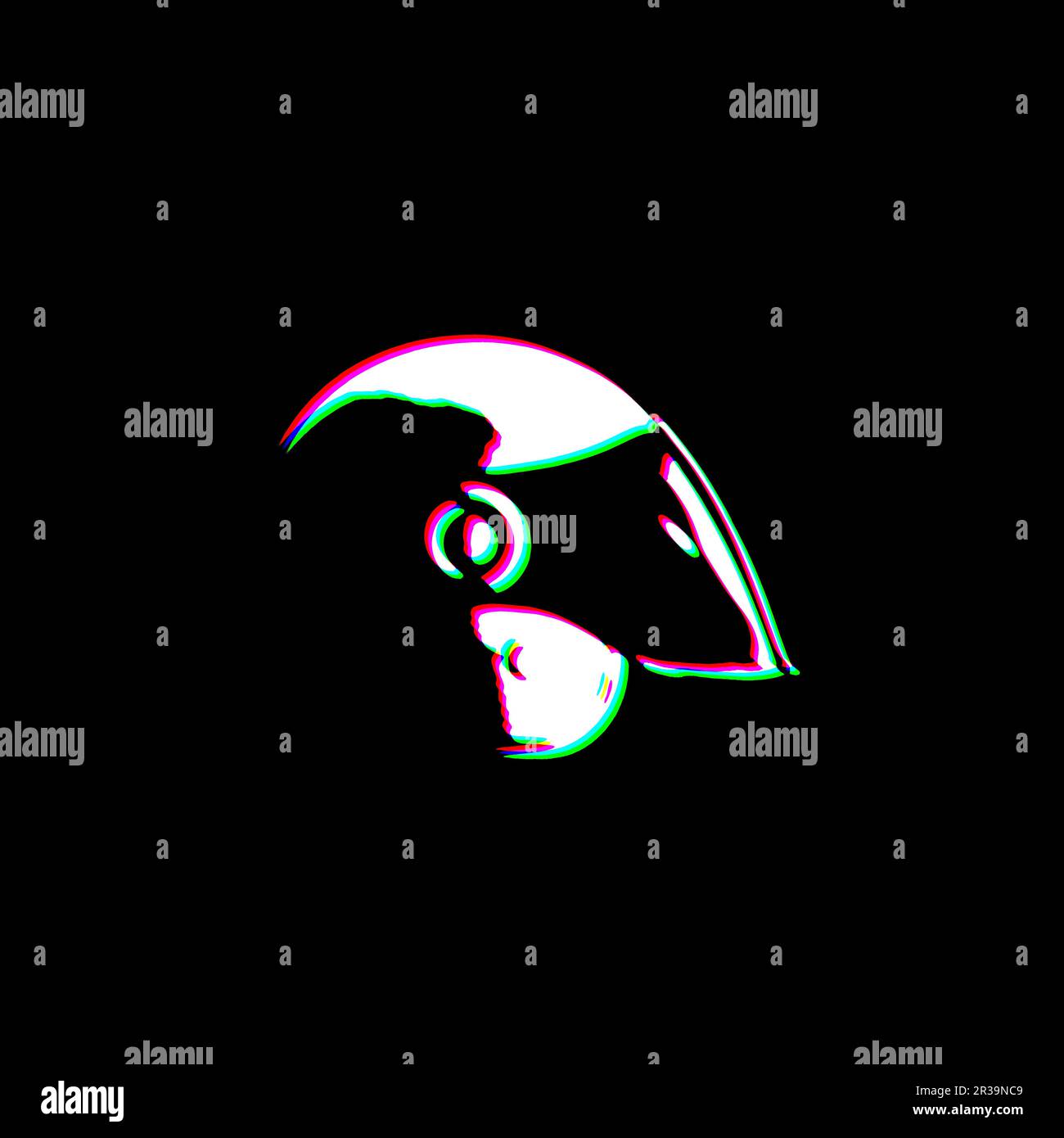 White Black Motorcycle Crash Helmet Moto Visor Biker Symbol Grudge Scratched Dirty Punk Style