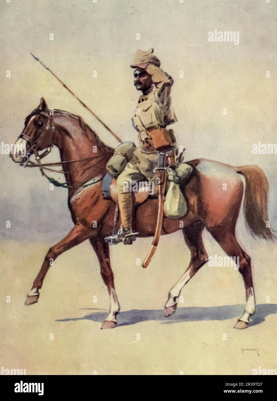31st Duke of Connaught's Own Lancers Daffadar Dekhani Mahratta painted