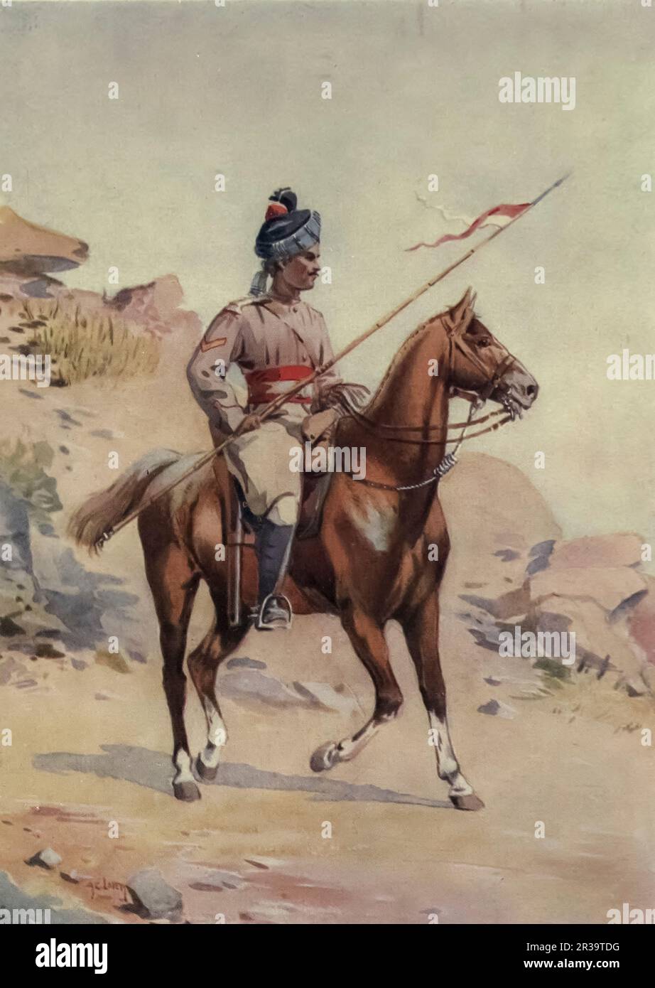 Figurines En Plomb - Créations Sur Base CBG Et Chevaux Ballada - 38th King George Light Cavalry