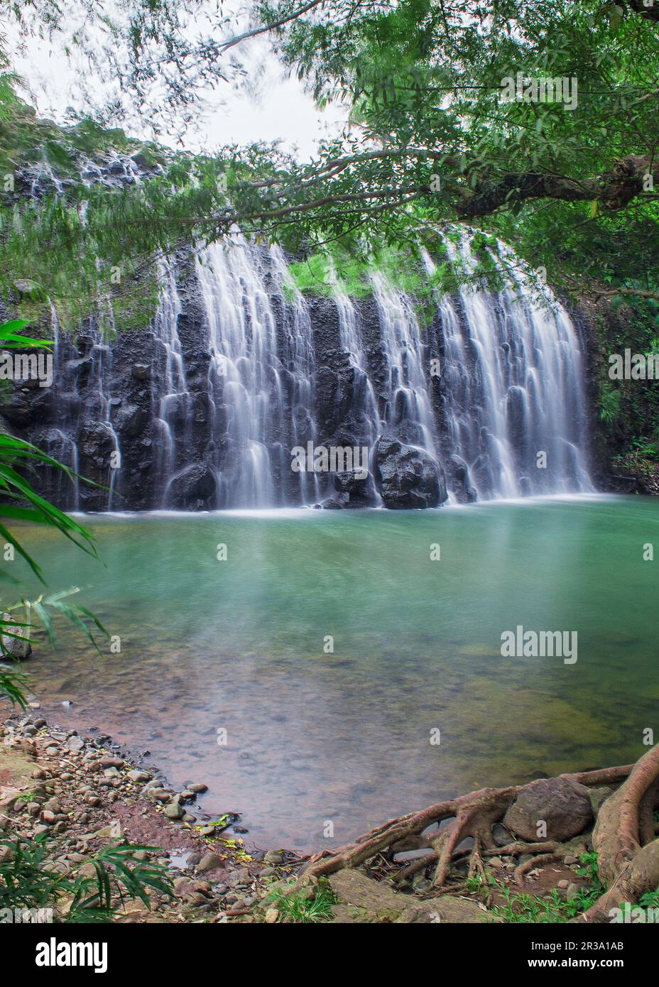 Gedus waterfall hi-res stock photography and images - Alamy