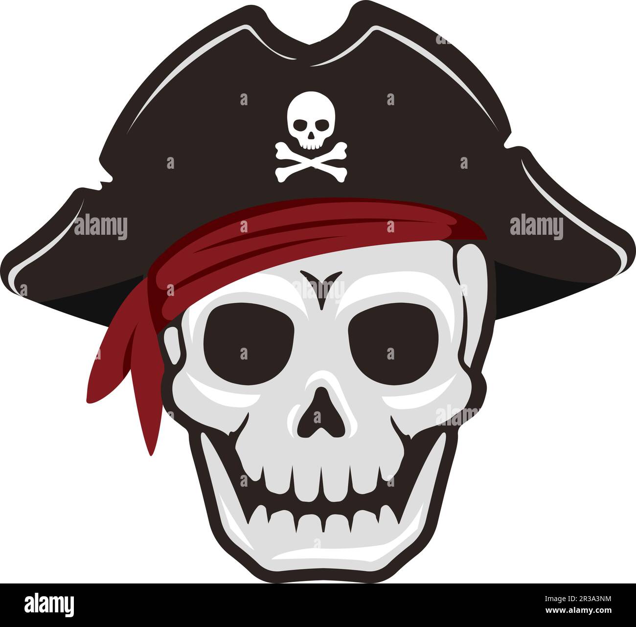Pirates skull head vector illustration Stock Vector Image & Art - Alamy