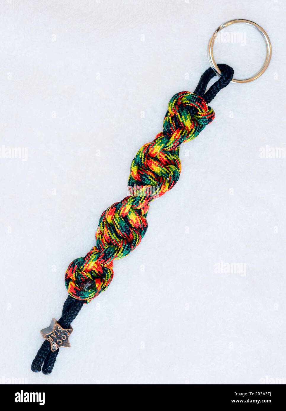 Para Cord Survival Bracelets On White Background Stock Photo - Alamy