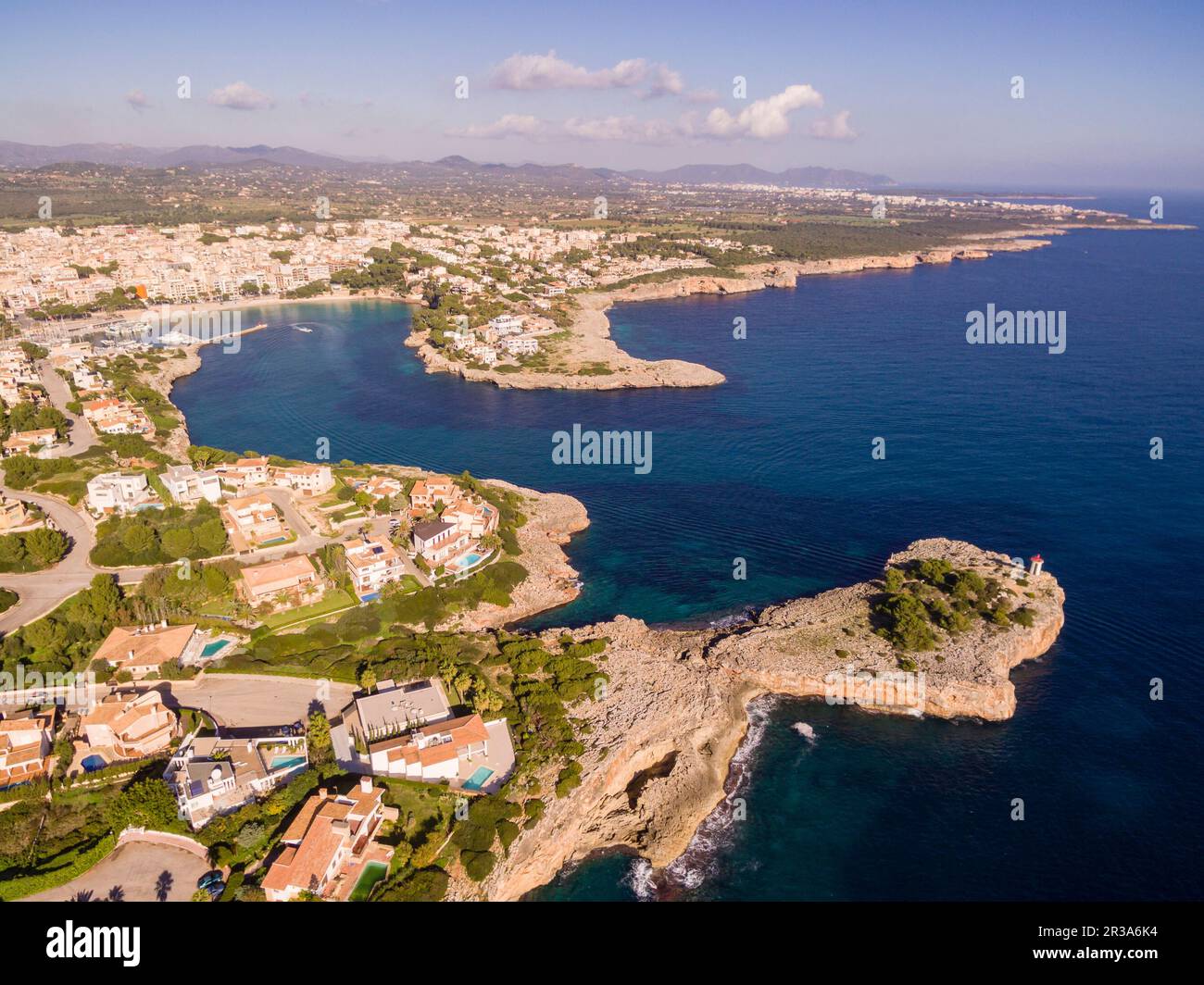 Porto Cristo, Manacor, Mallorca, Balearic islands, spain. Stock Photo
