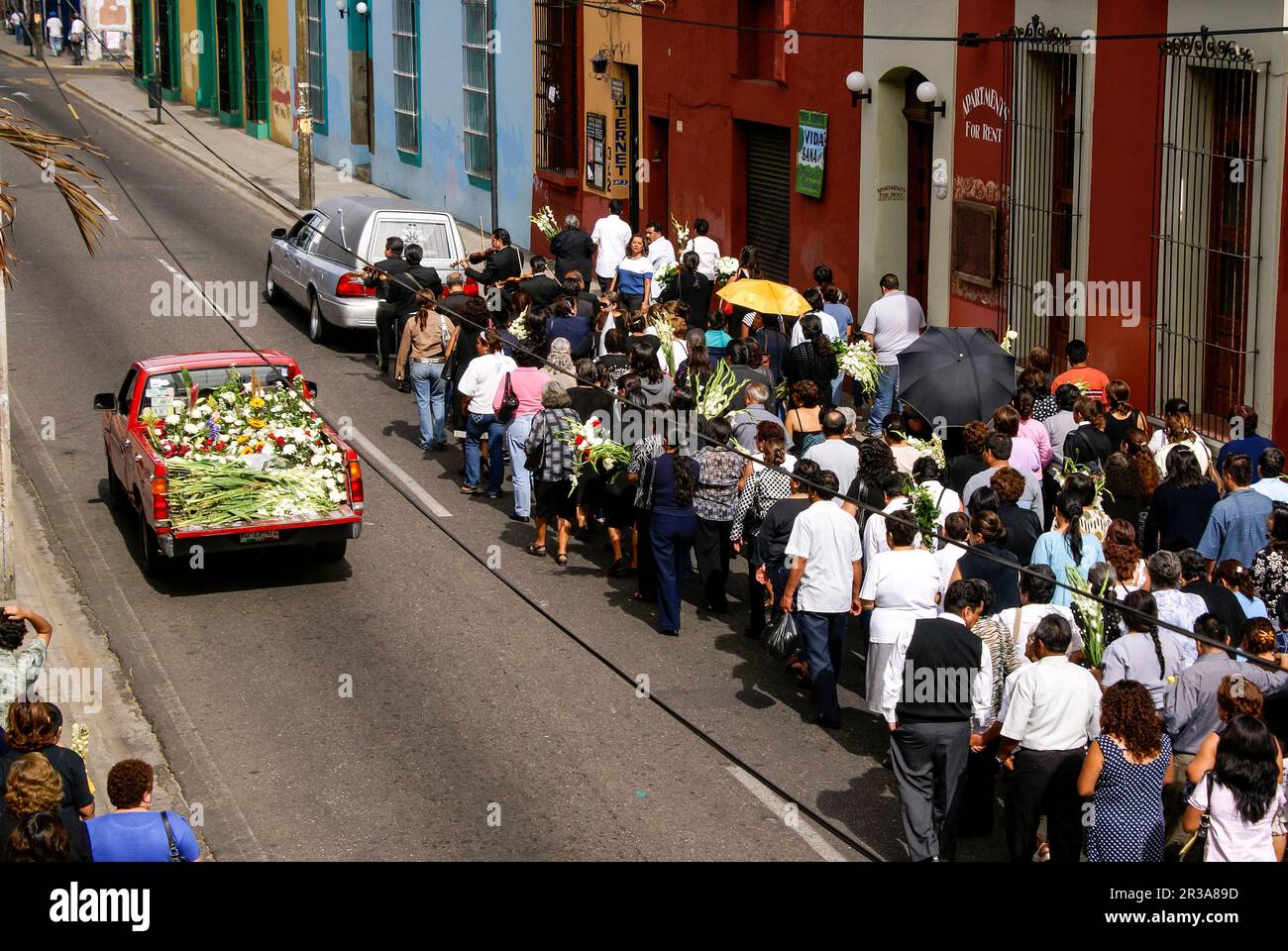 funeral procession, Oaxaca, Mexico Stock Photo - Alamy
