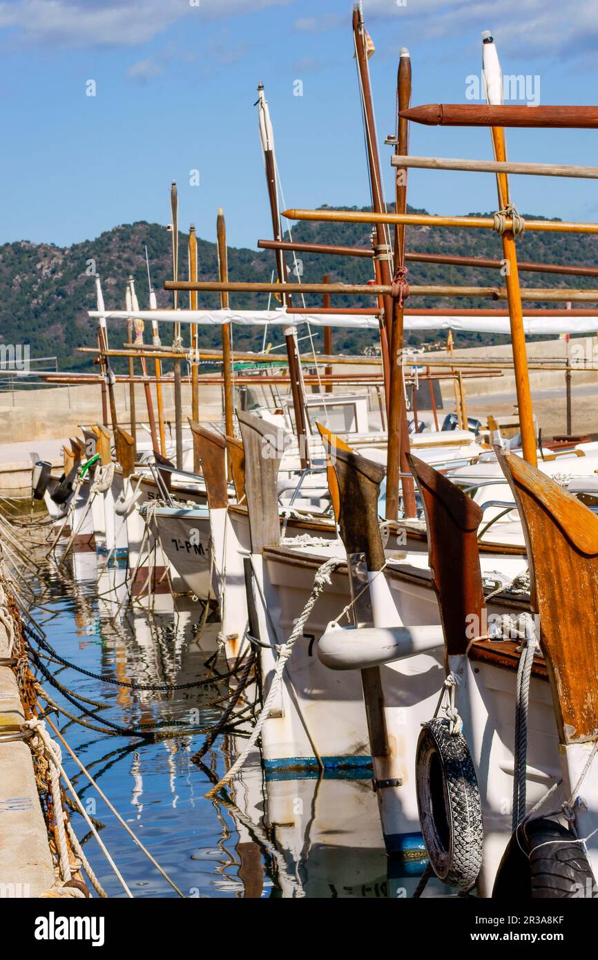 Puerto de Cala Bona. Llevant.Mallorca.Baleares.España. Stock Photo