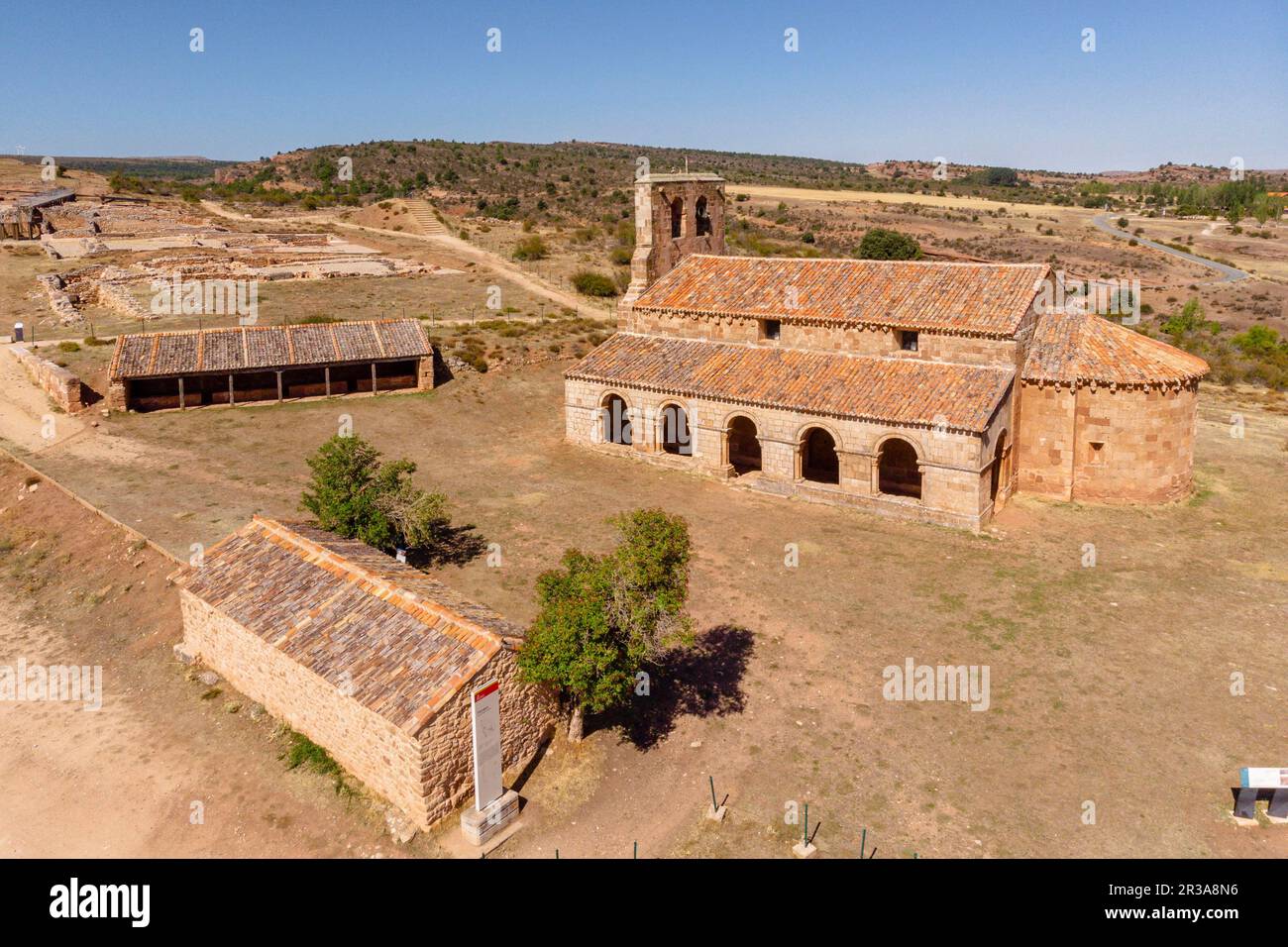 Tiermes, Yacimiento arqueológico de Tiermes, Soria, comunidad autónoma de Castilla y León, Spain, Europe. Stock Photo
