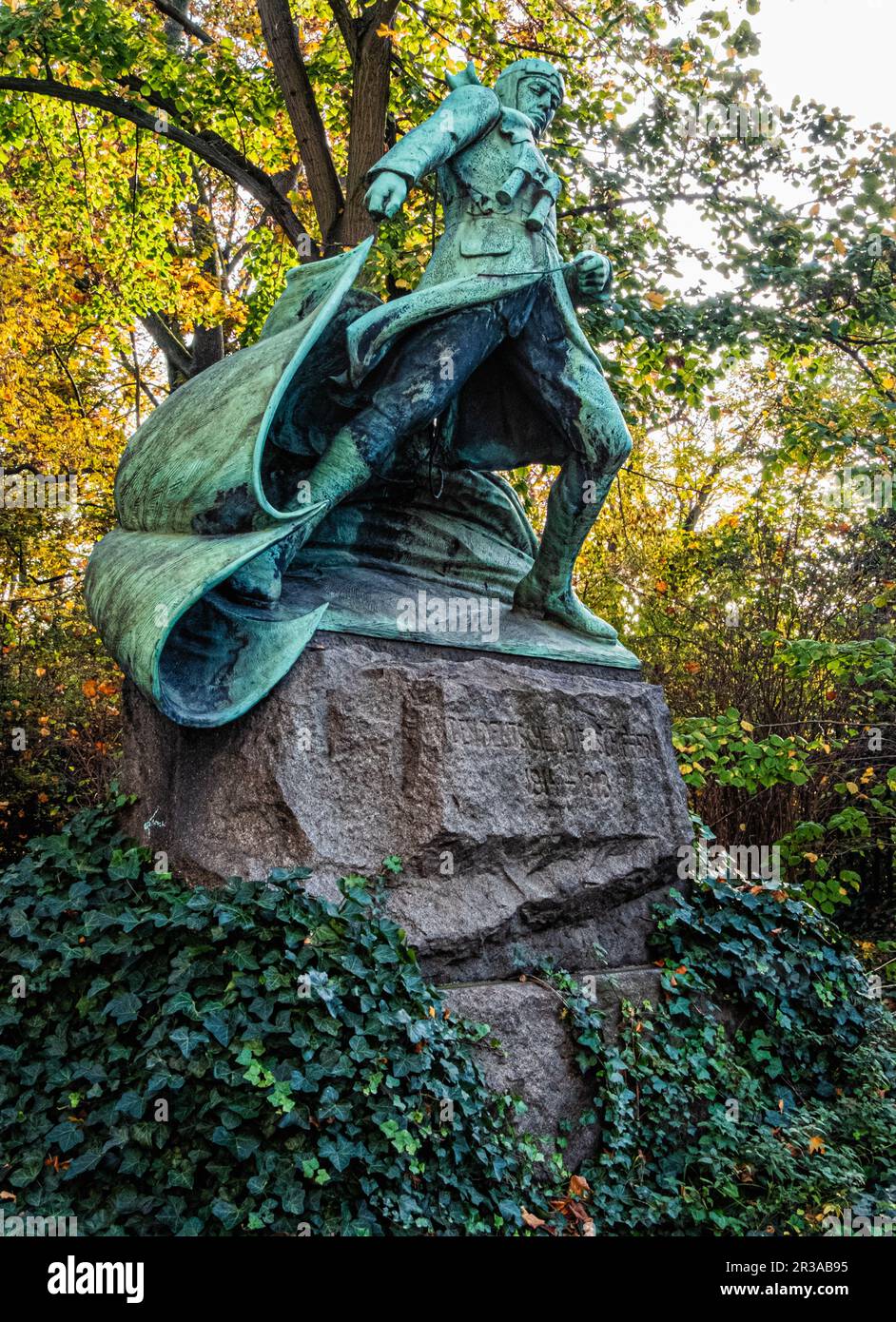 1931 Bronze statue of aviator by sculptor Victor Heinrich Seifert, an