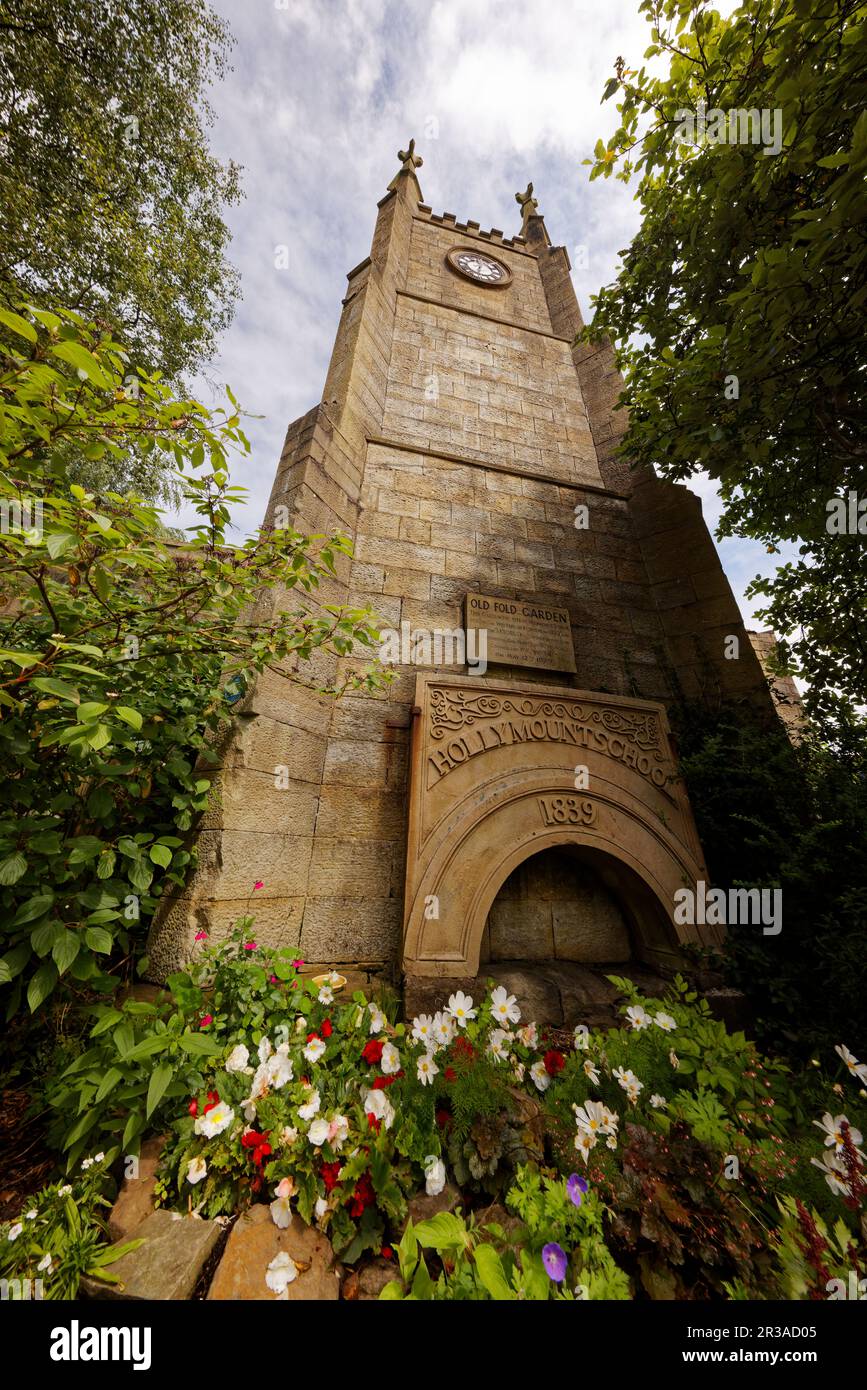 Holly Mount School Monument, Rawtenstall Stock Photo - Alamy