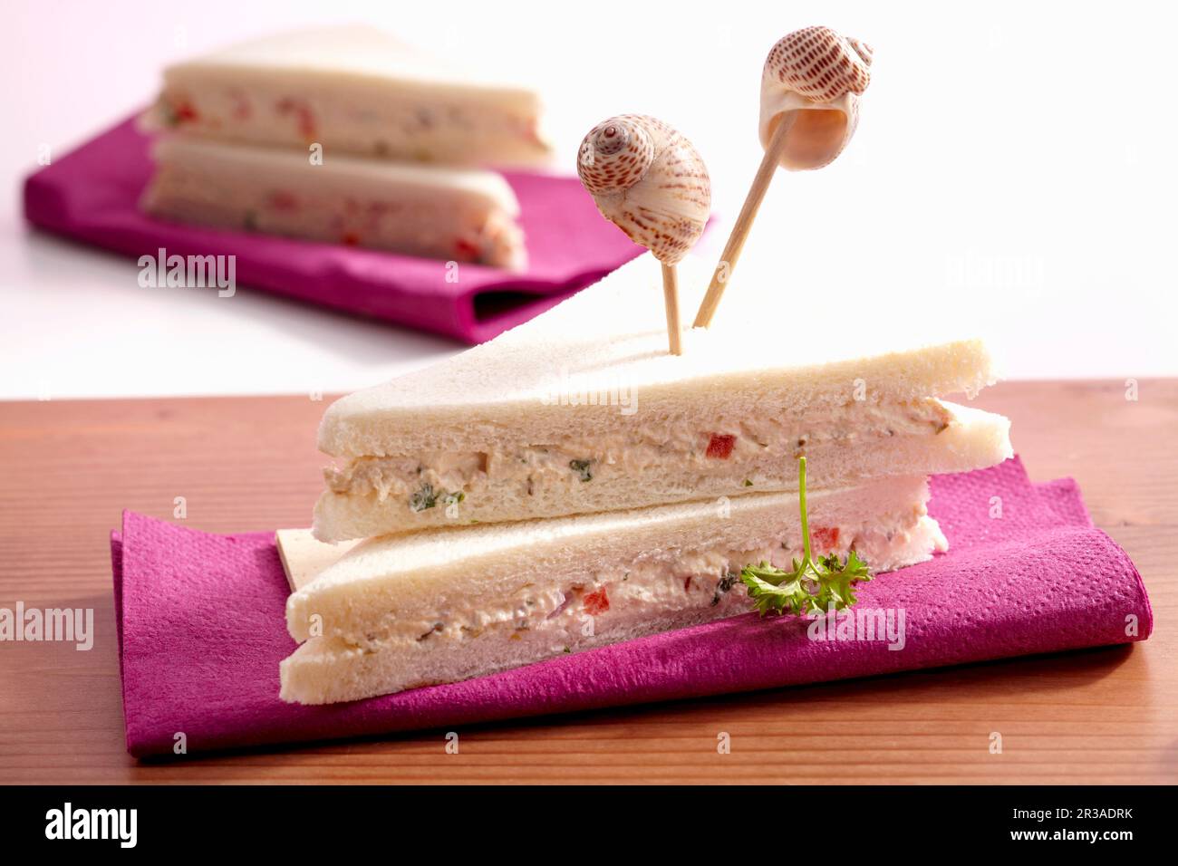 Classic tuna sandwiches Stock Photo Alamy