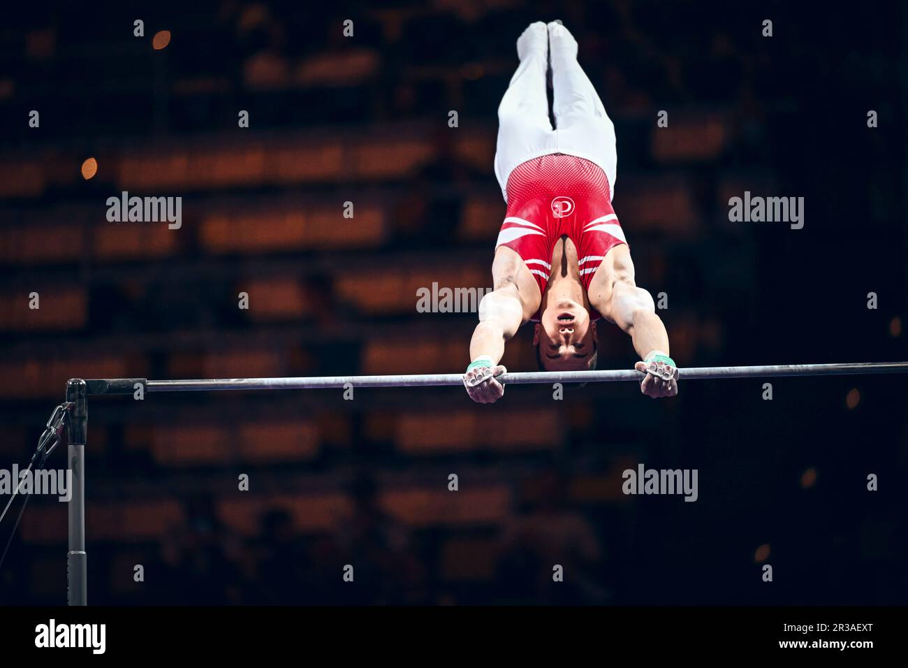 Ahmet Önder participating in the 2022 Munich European Gymnastics