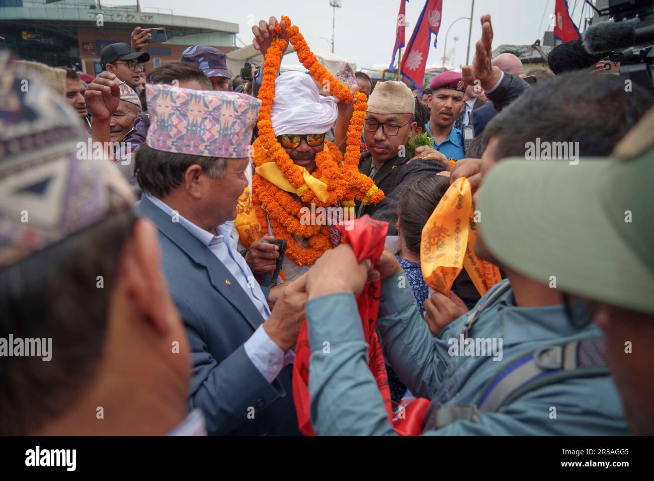 Hari Budha Magar, former Gurkha veteran and double amputee climber who